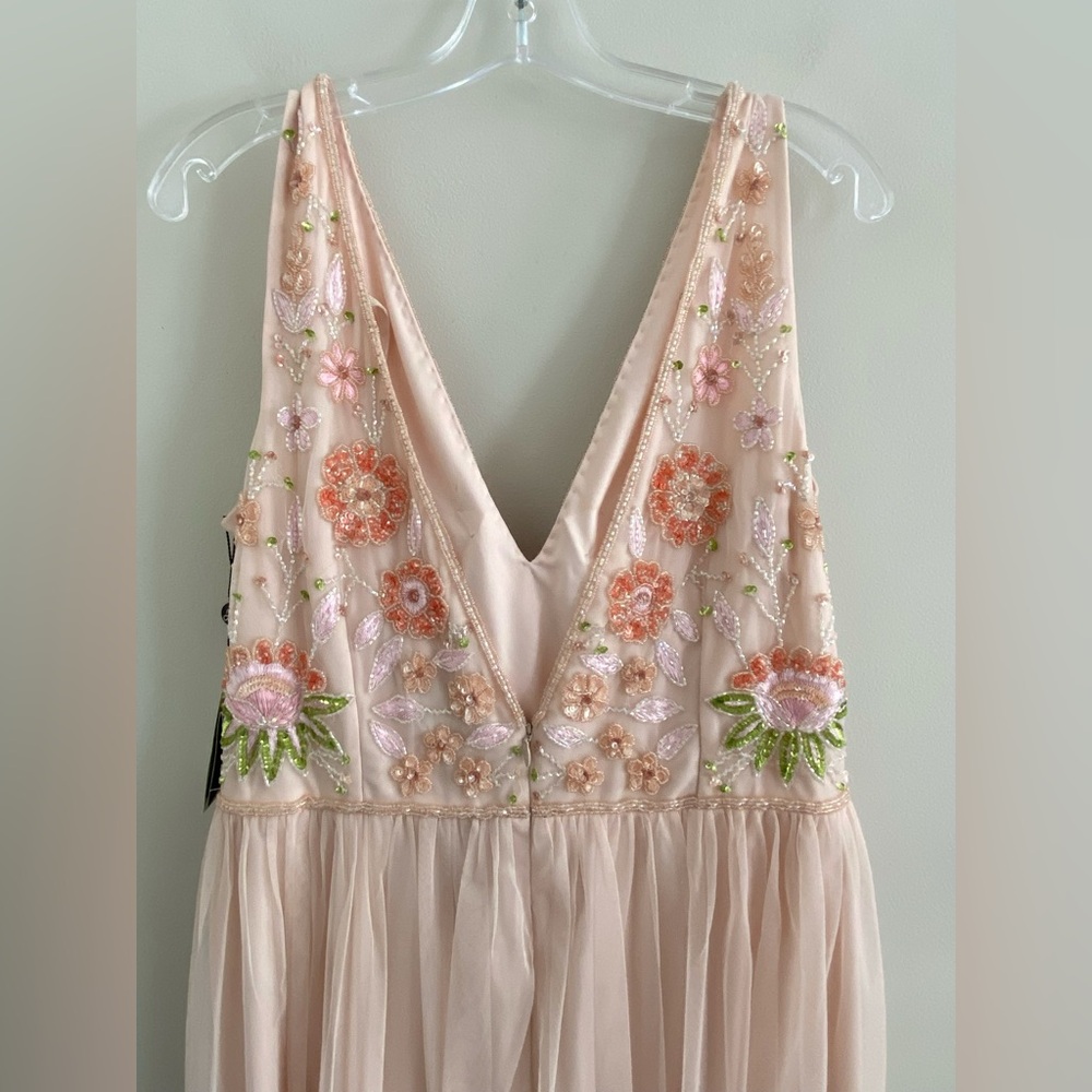 BHLDN Hibiscus floral wedding gown Dress new size 16 new with tag nwt - Picture 7 of 10